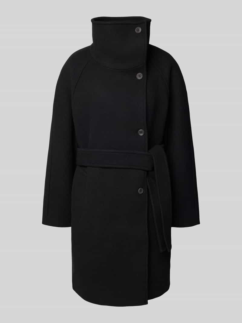 Calvin Klein Womenswear Wollen jas met opstaande kraag