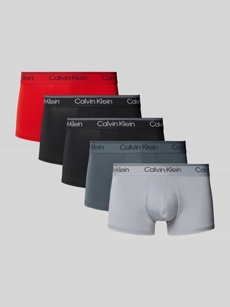 Calvin Klein Underwear Boxershort met elastische band met logo in een set van 5 stuks