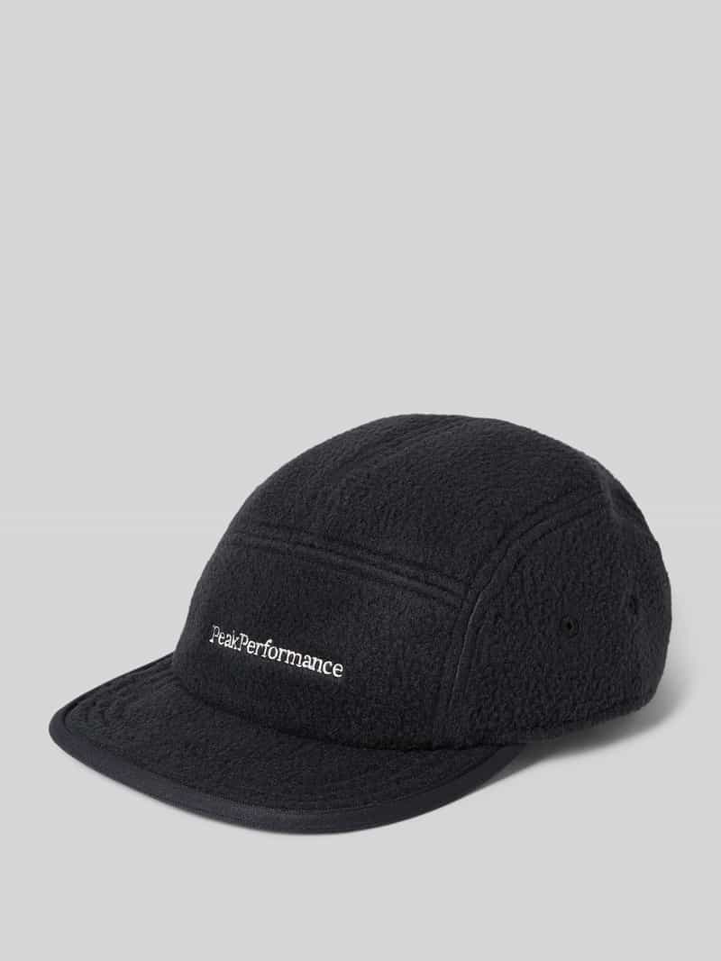 Peak Performance Baseballpet in fleecelook met logostitching