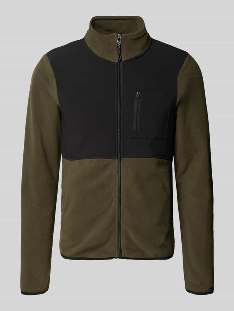 Blend Fleecejack met ritszakken model 'MARIO'