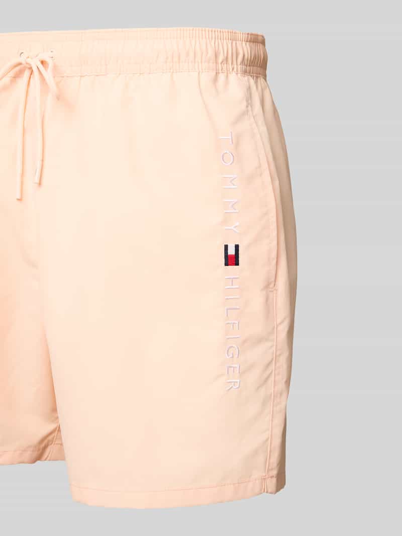 Tommy Hilfiger Regular fit zwembroek met tunnelkoord
