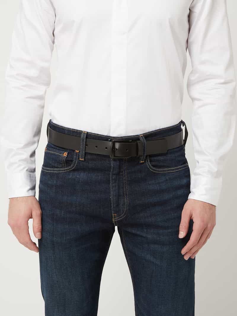 Leren ceintuur met doornsluiting MCNEAL