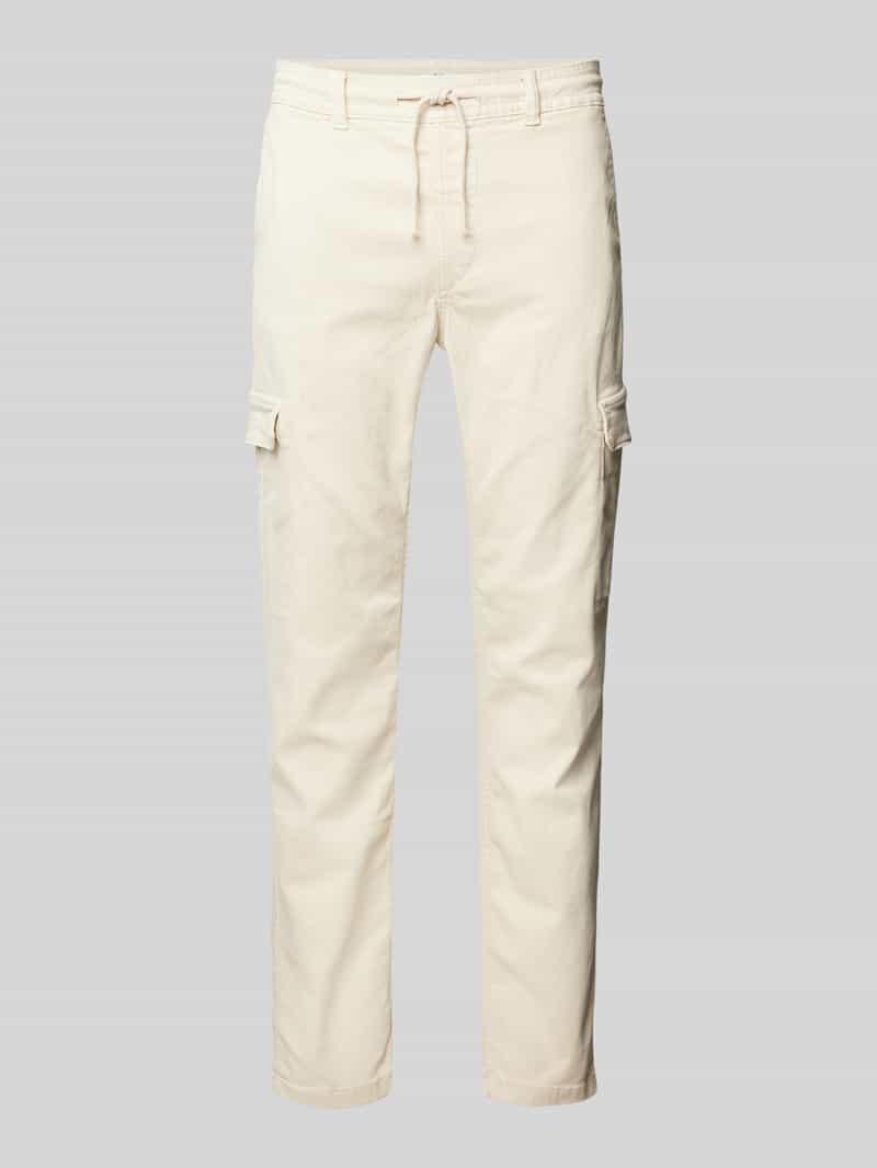 Pepe Jeans Slim fit cargobroek met tunnelkoord, model 'Gymdigo'