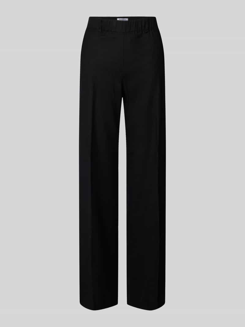 Raphaela By Brax Slim fit broek met elastische band model 'Pam Flared'