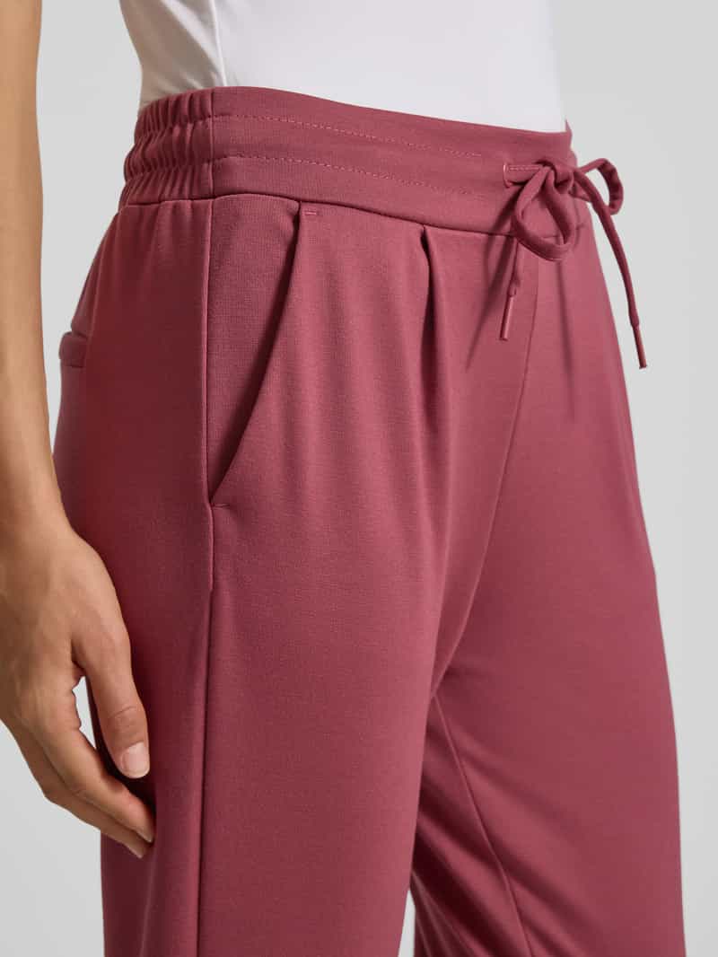 Ichi Joggingbroek met verkorte pasvorm en elastische band