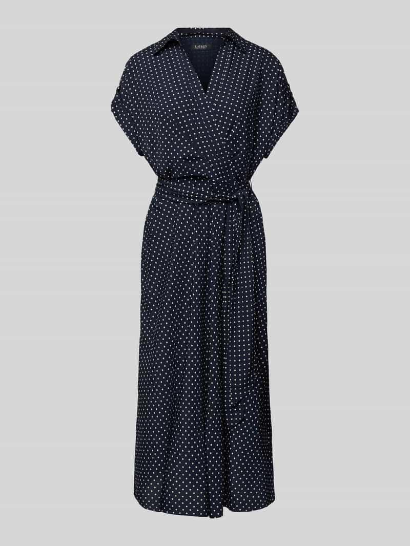 Lauren Ralph Lauren Midi-jurk met tailleriem model 'FRATILLIO'
