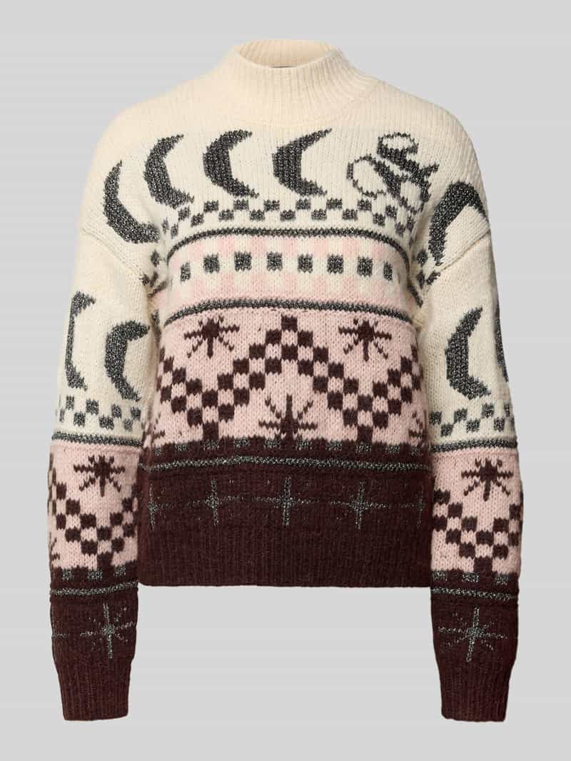 Scotch & Soda Gebreide pullover met ribboorden
