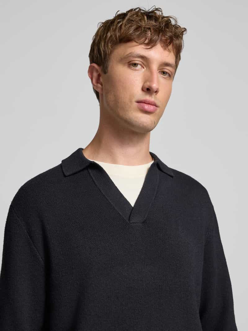 jack & jones Gebreide pullover met V-hals model 'COVER'