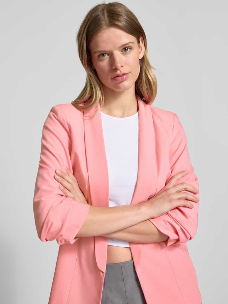 Pieces Regular fit lange blazer met viscose model 'BOSELLA'