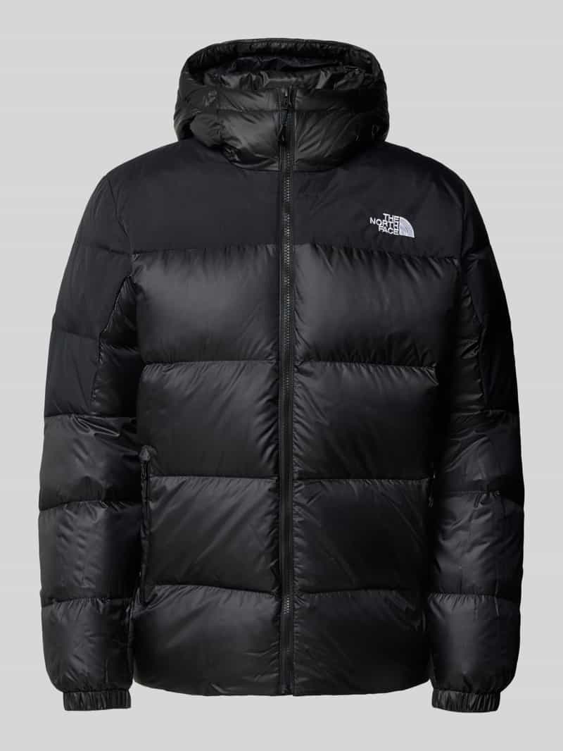 The North Face Gewatteerd jack met labelstitching