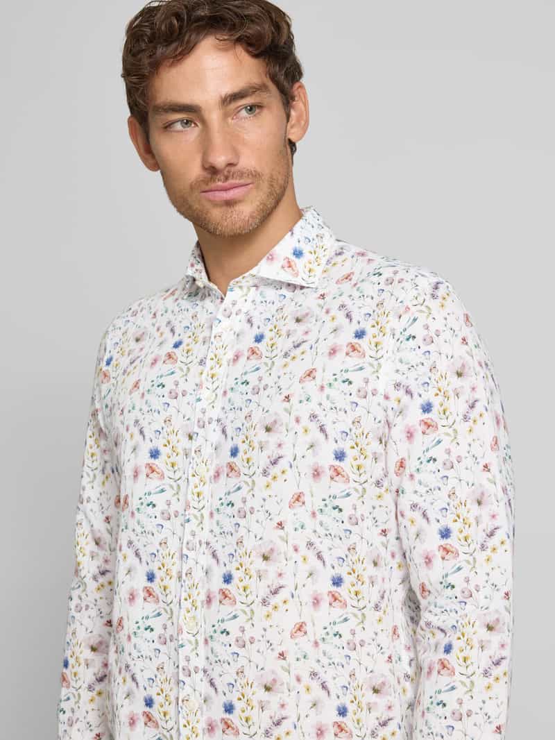 Jake*s Slim fit zakelijk overhemd met knoopsluiting