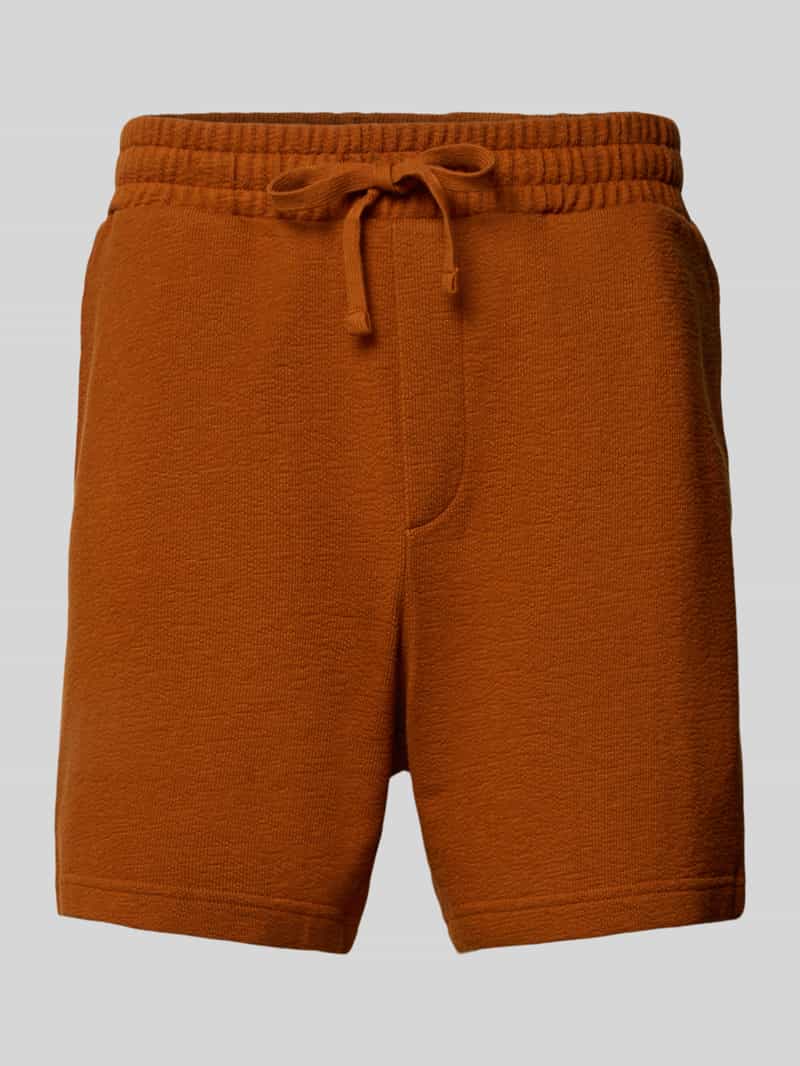 Strellson Regular fit korte broek van puur katoen