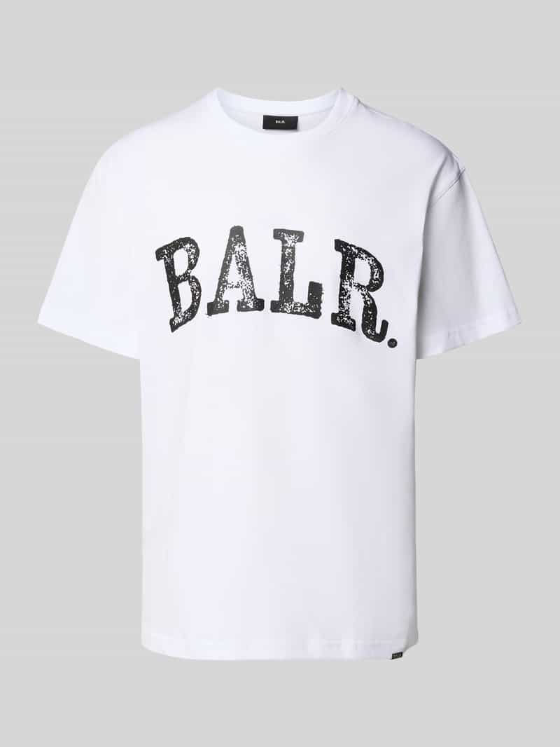 Balr. T-shirt met logo en ronde hals