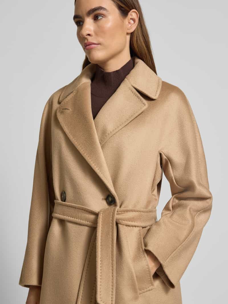 Weekend Max Mara Regular fit lange wollen jas van zuivere scheerwol model 'RESINA'