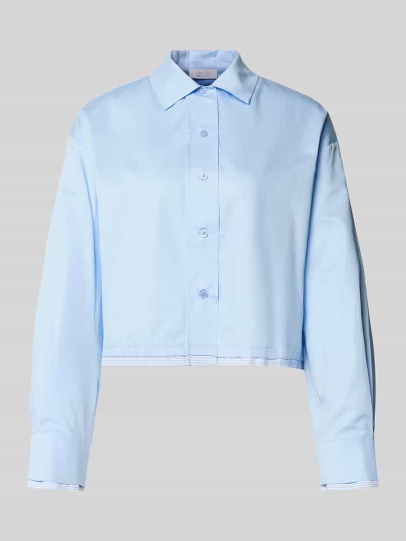 Rich & Royal Korte overhemdblouse in laagjeslook