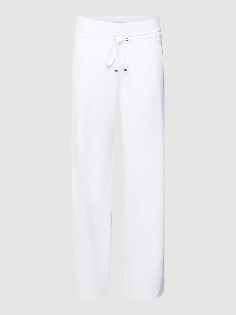 RAFFAELLO ROSSI Straight fit sweatpants met elastische band model 'CANDICE'