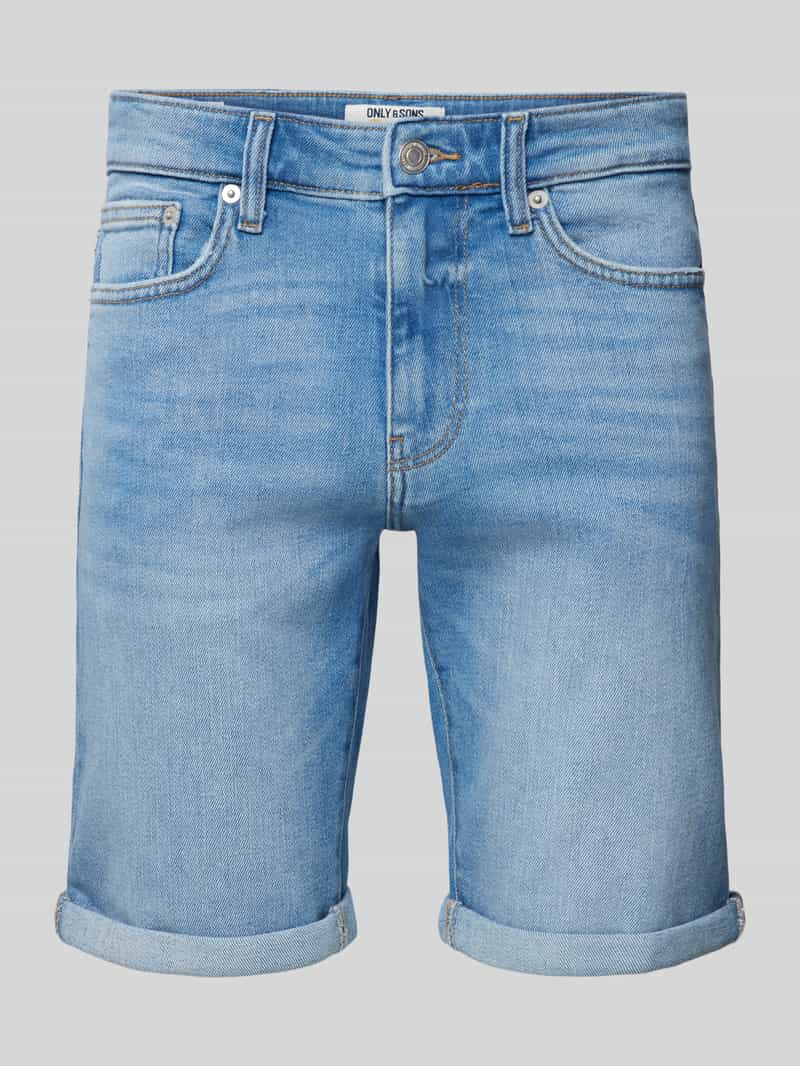 Only & Sons Korte regular fit jeans in 5-pocketmodel, model 'PLY'