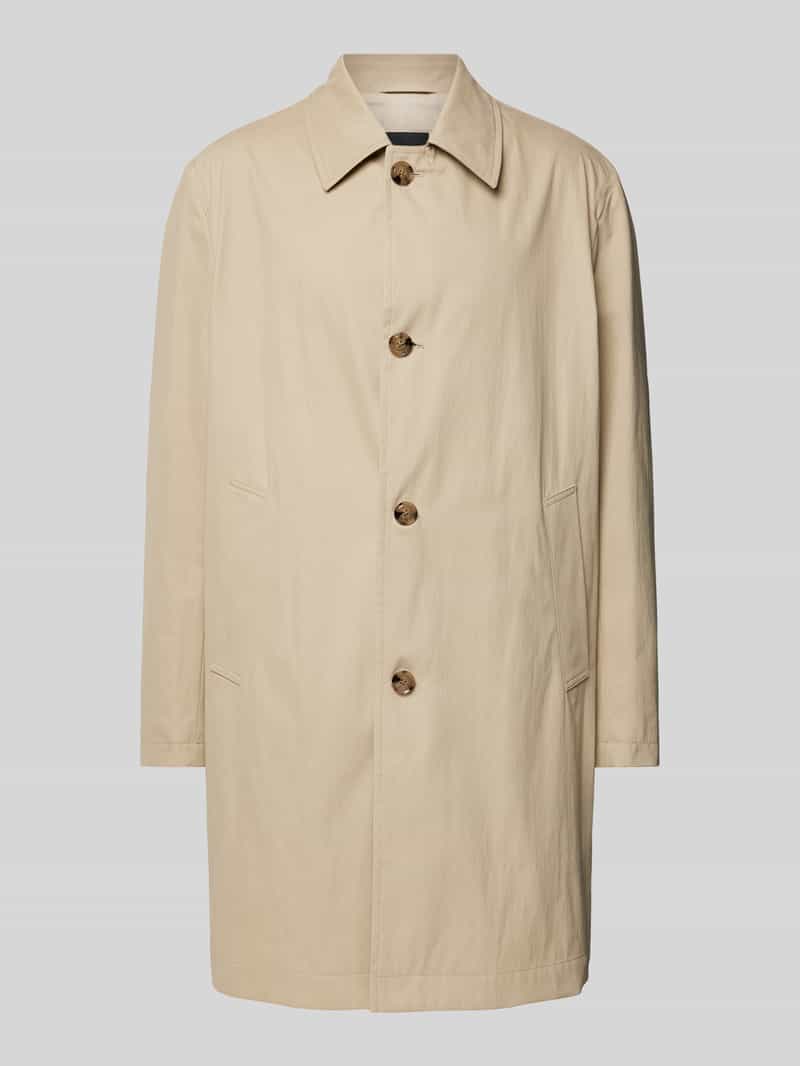 Boss Lange jas met strookzakken model 'Clark'
