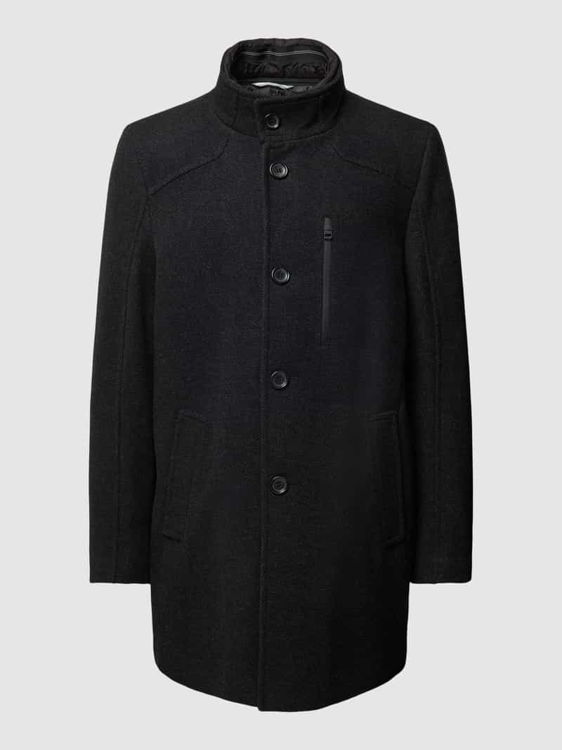 s.Oliver BLACK LABEL Lange jas met borstzak