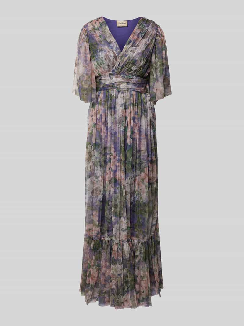 Lace & Beads Avondjurk met V-hals
