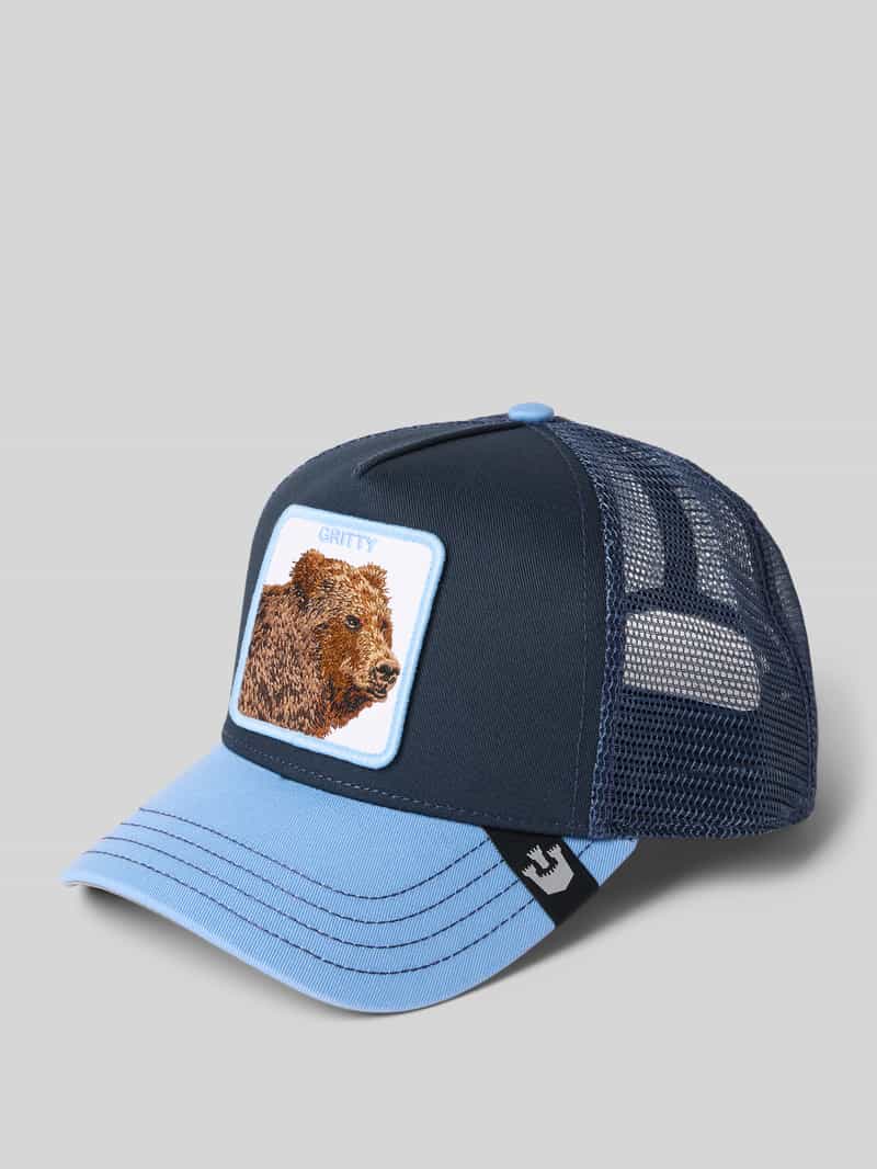 GOORIN BROS. Trucker-pet met motiefpatch model 'The Gritty Bear'