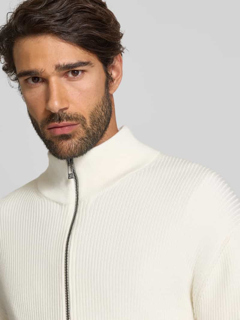 Armani Exchange Gebreid vest met opstaande kraag