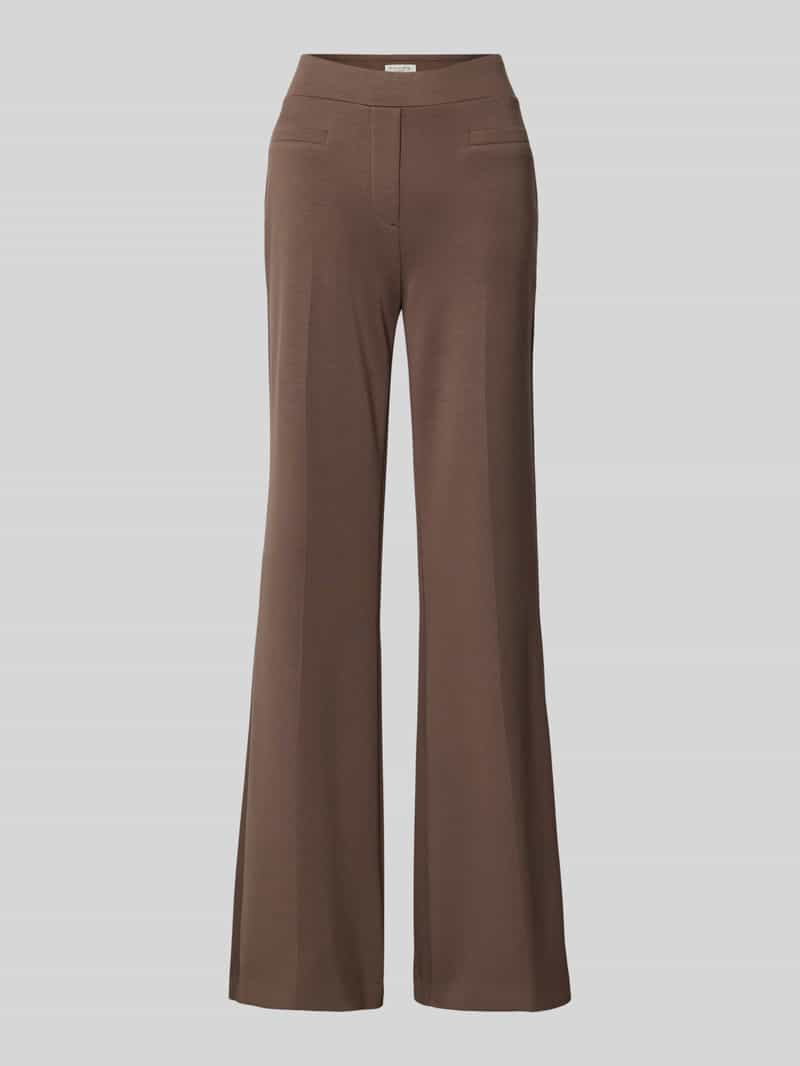 Christian Berg Woman Flared fit stoffen broek van viscosemix
