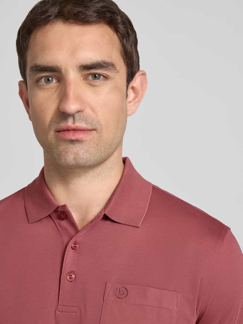 Bugatti Poloshirt met borstzak