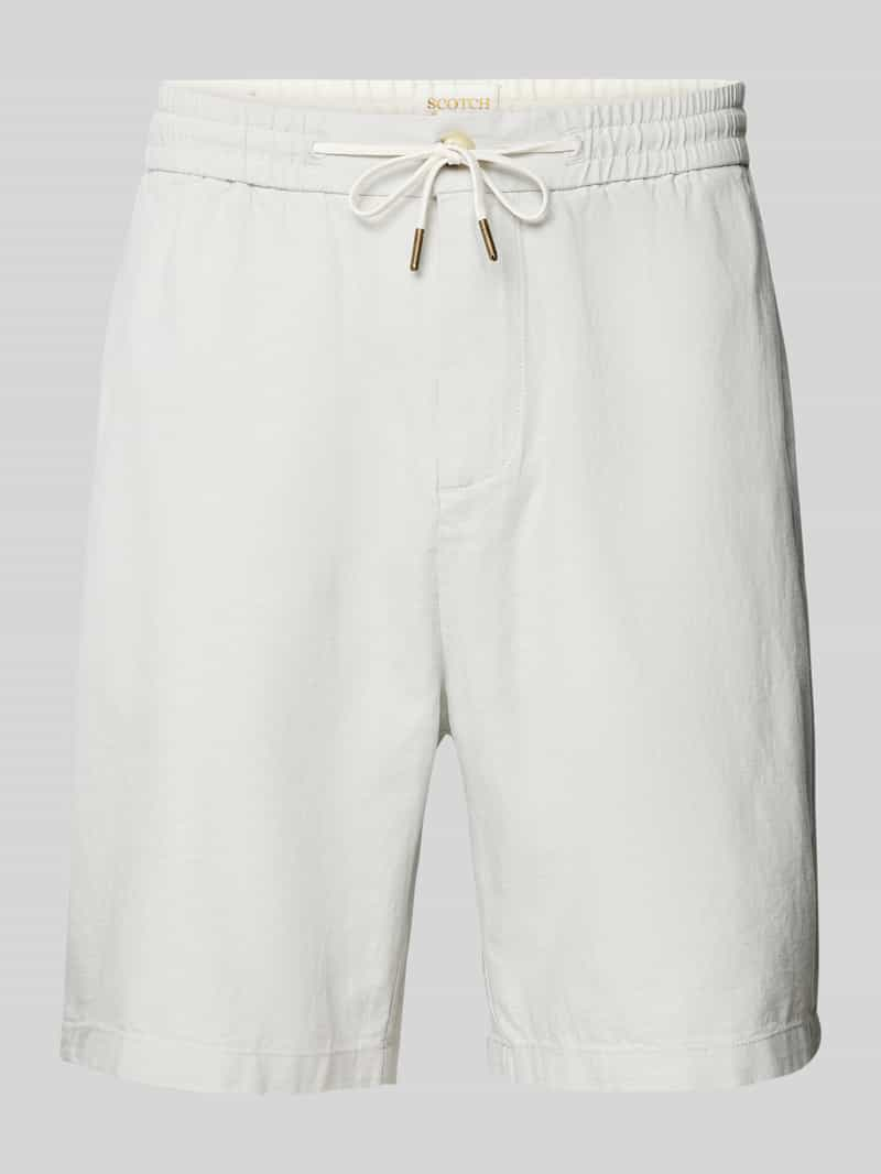 Scotch & Soda Regular fit bermuda met steekzakken opzij, model 'FAVE'