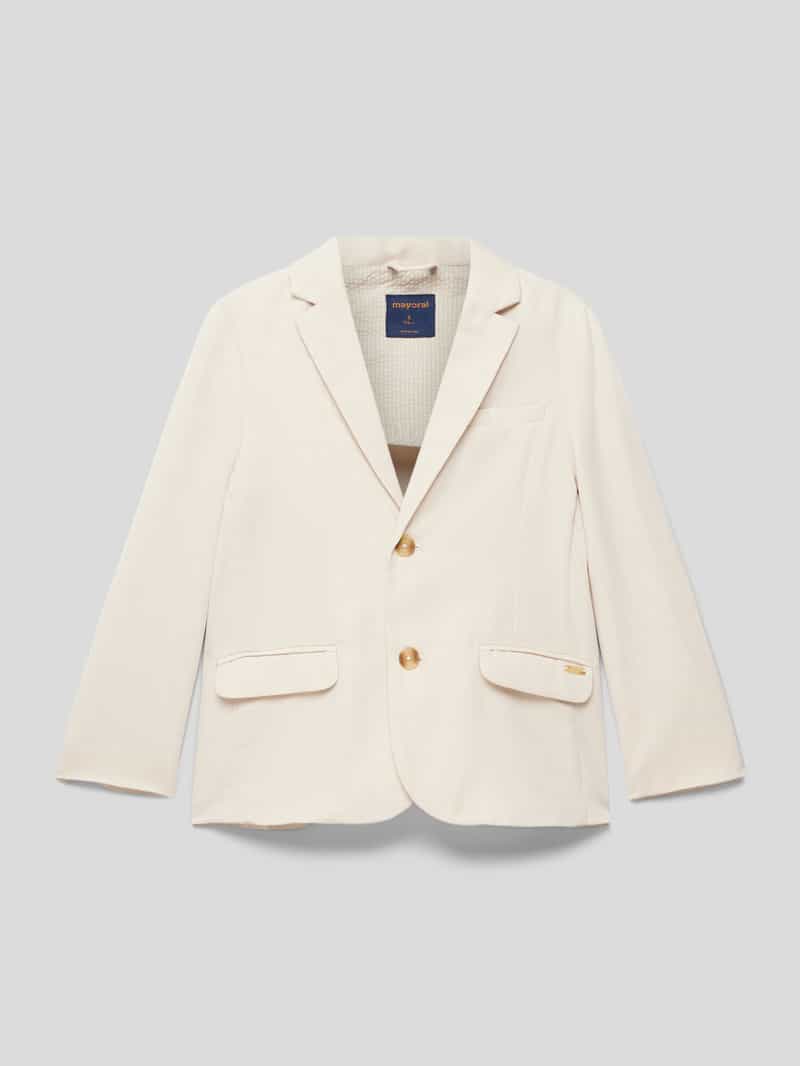 Blazer met linnen en klepzakken Mayoral