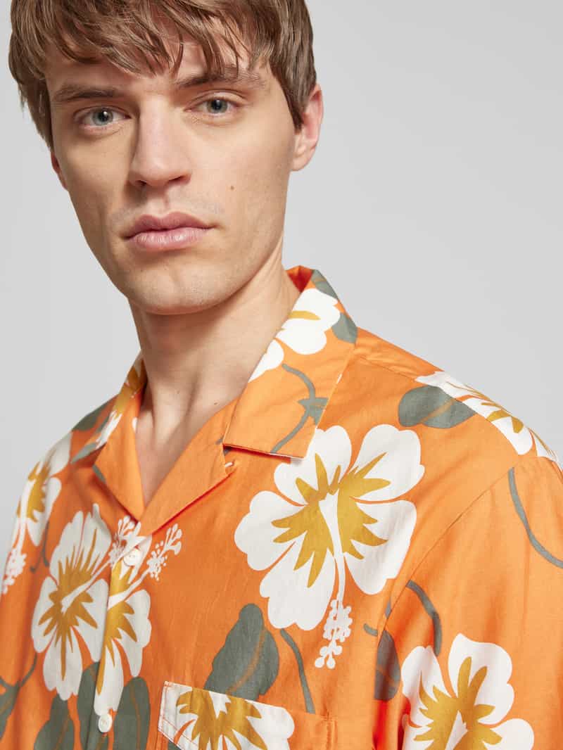 Replay Regular fit vrijetijdsoverhemd met resortkraag