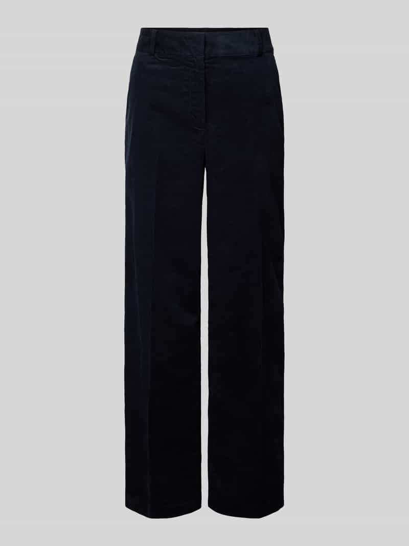Tom Tailor Wide leg marlenebroek van katoenmix