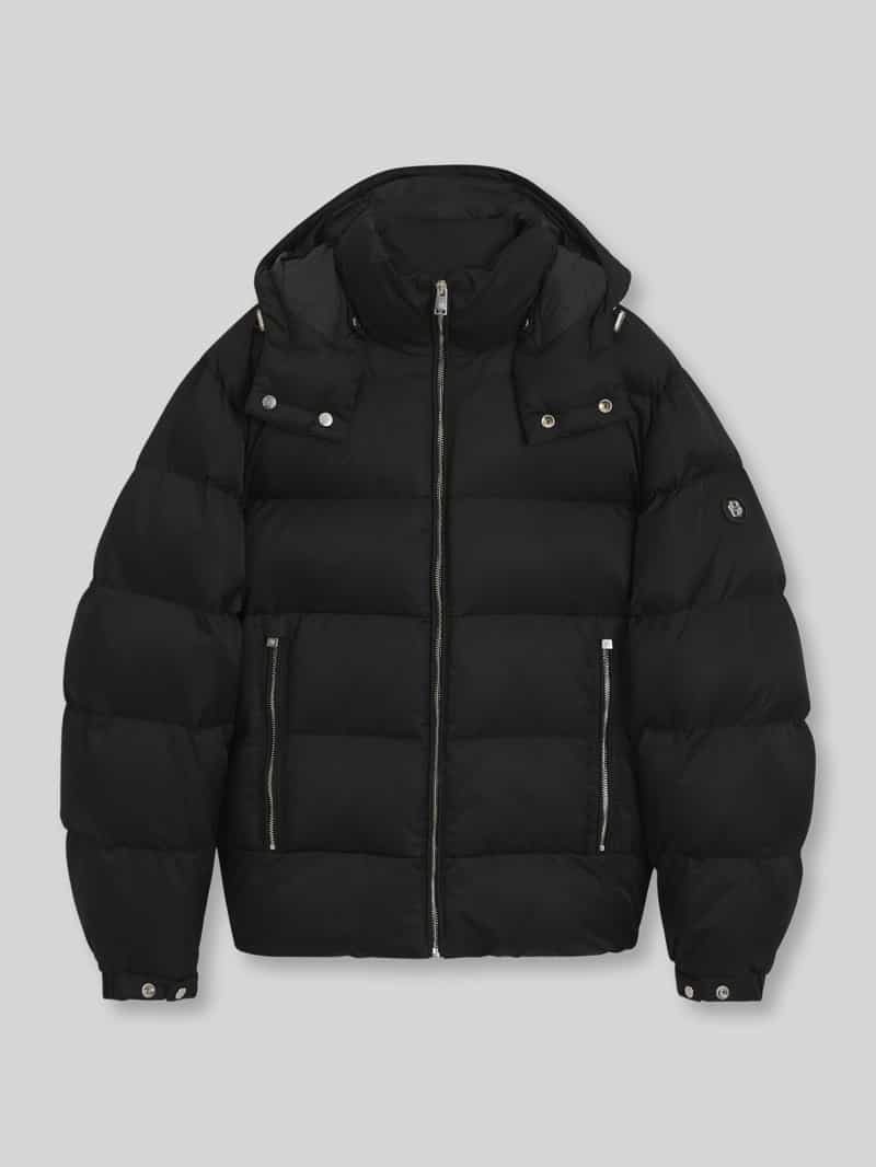Boss Regular fit donsjack met afneembare capuchon