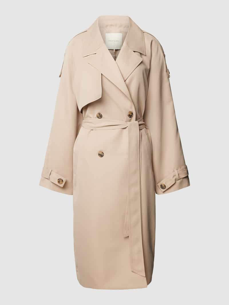 FREE QUENT Trenchcoat met strikceintuur model 'Ottie'