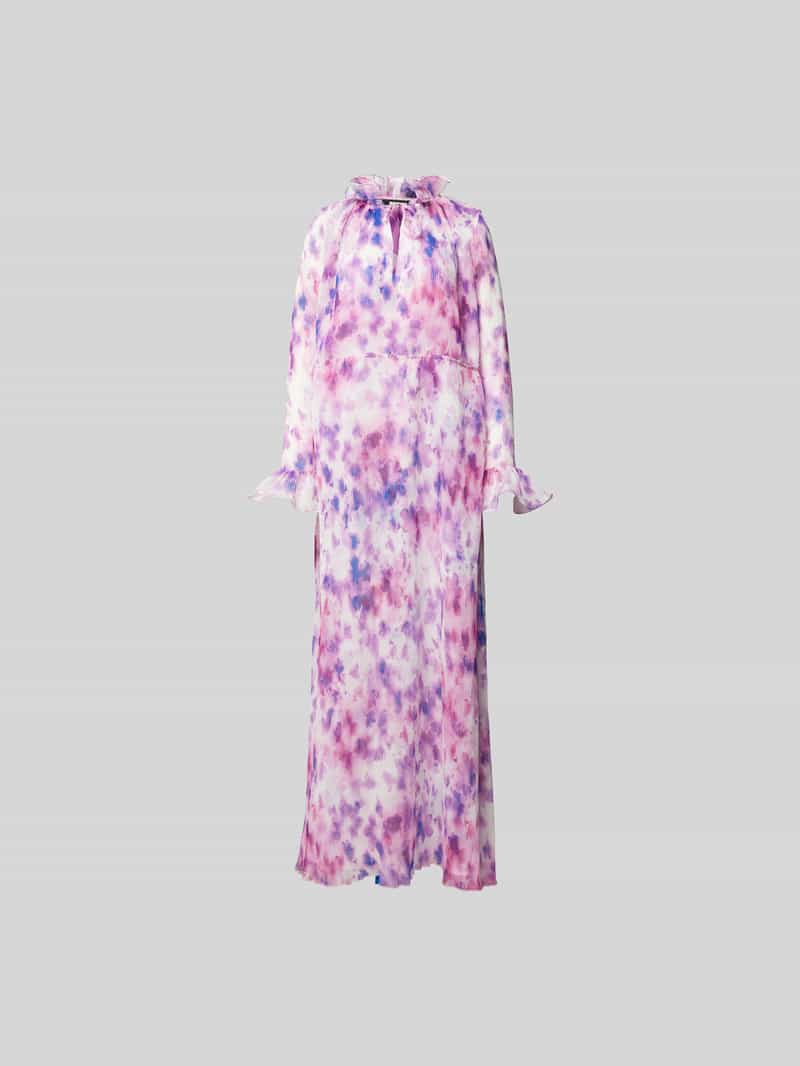 Maxi-jurk met plissévouwen