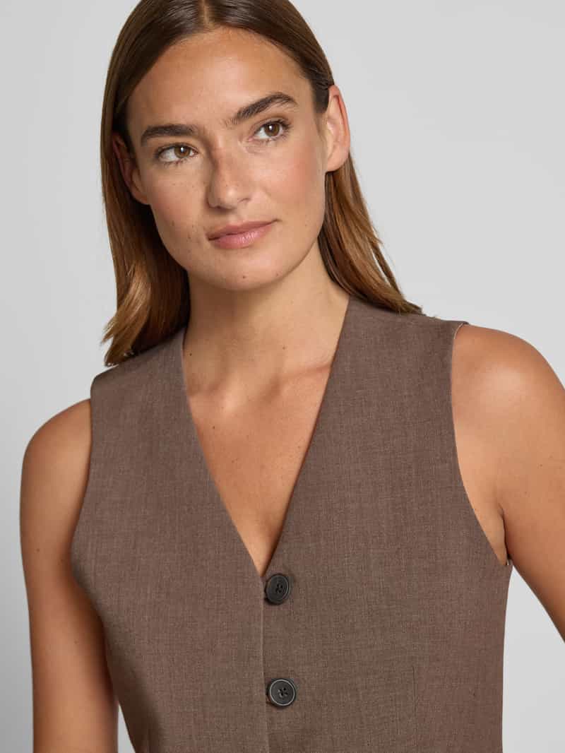 MSCH Copenhagen Gilet met paspelzakken model 'Rosina Michelle'