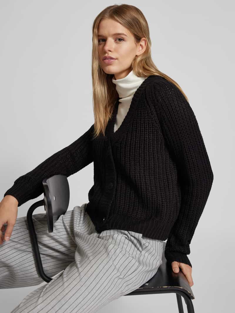 Noisy May Gebreid jack met knoopsluiting model 'CHARLIE