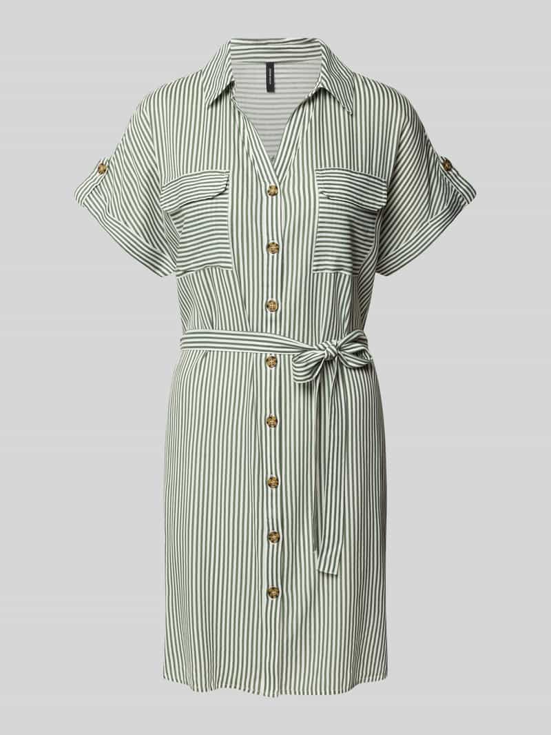 Vero Moda Getailleerde mini-jurk van pure viscose model 'BUMPY'
