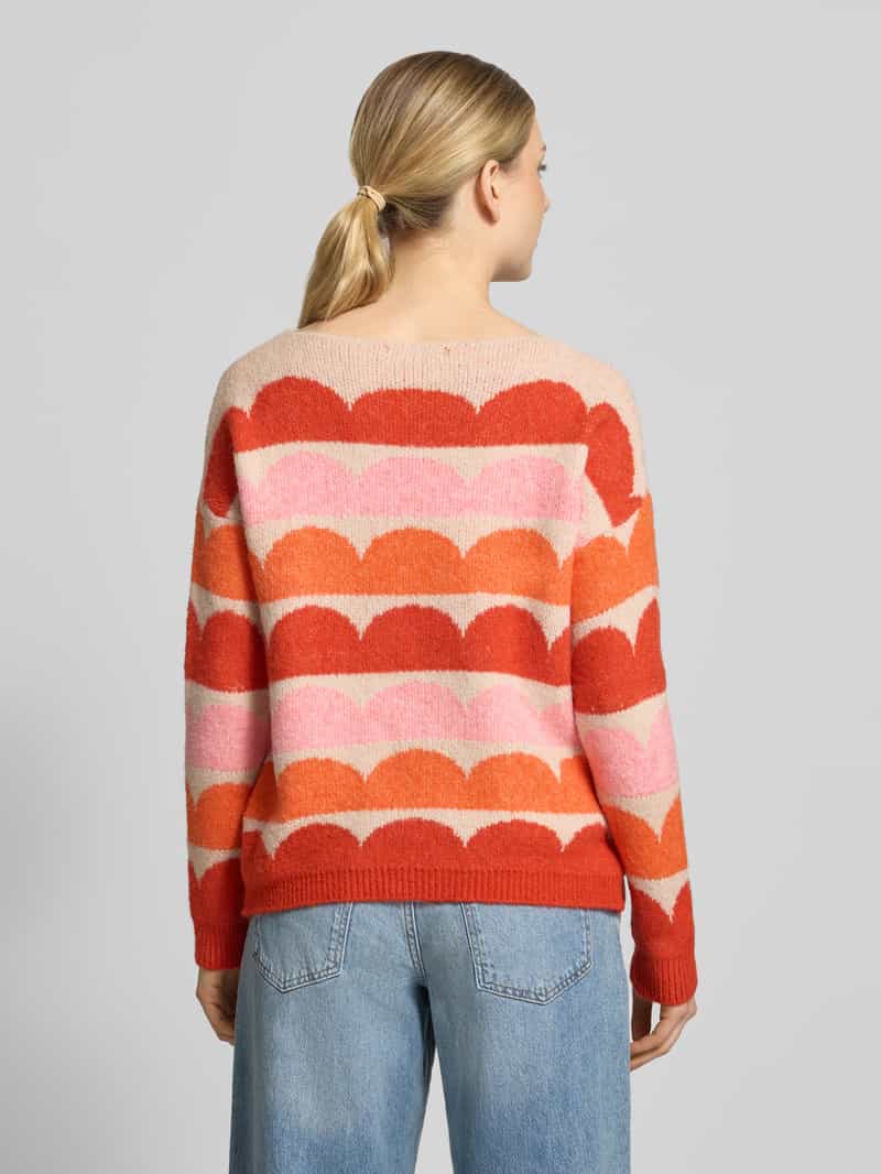 ZABAIONE Relaxed fit gebreide pullover van elastische wolmix
