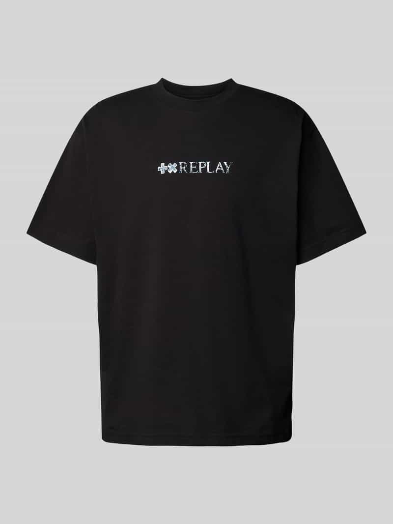 Replay T-shirt met labelprint model 'Martin Garrix'