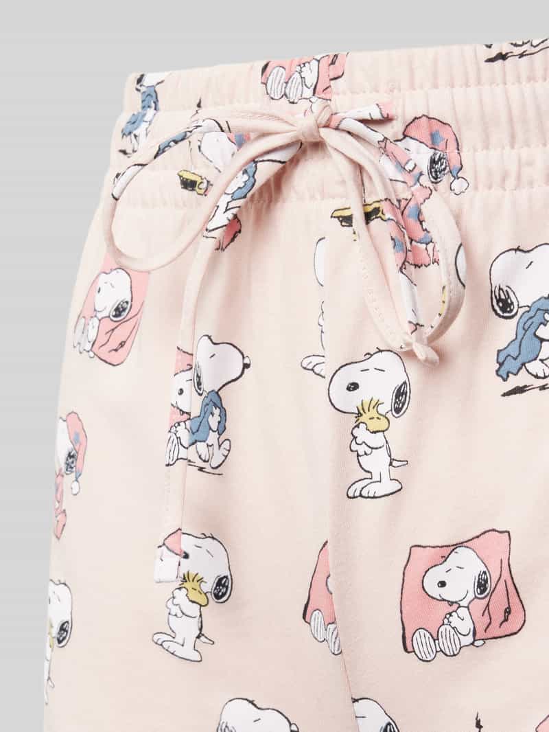 Jake*s Casual Korte pyjamabroek met motiefprint