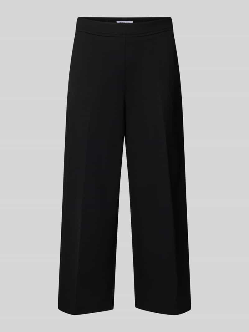MORE & MORE Wide fit pantalon van viscosemix met elastische band