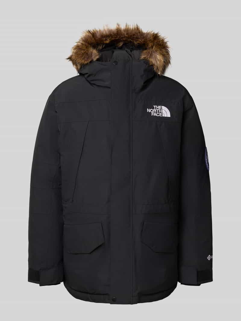 The North Face Parka met klepzakken en blinde ritssluiting