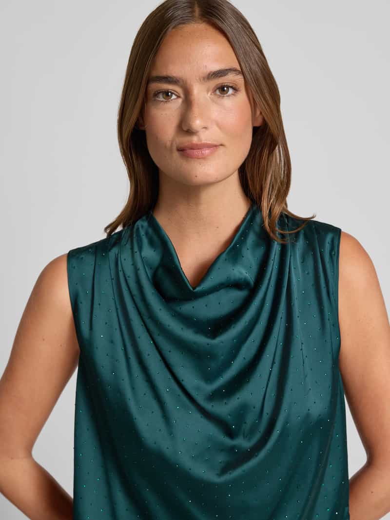 HUGO Regular fit blouseshirt met cascadekraag model 'CASMINI'
