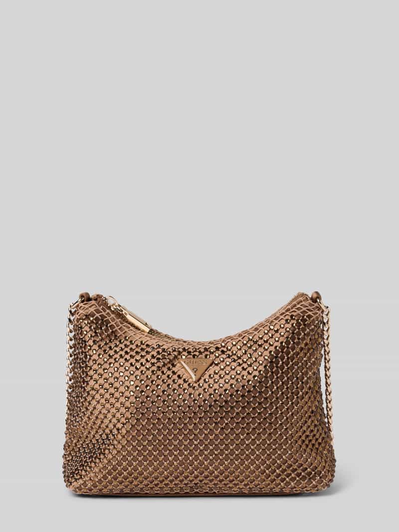 Guess Schoudertas met labeldetail, model 'ZALINA