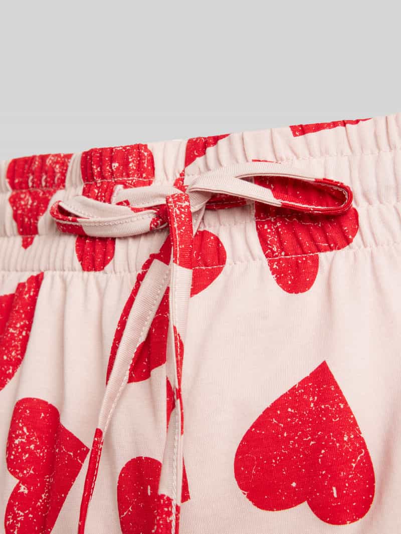 Jake*s Casual Relaxed fit korte pyjamabroek met elastische band