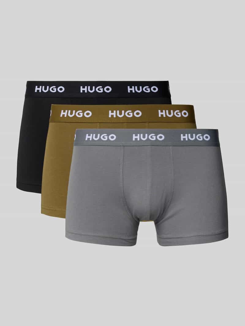 HUGO Boxershort van katoenmix in set van 3