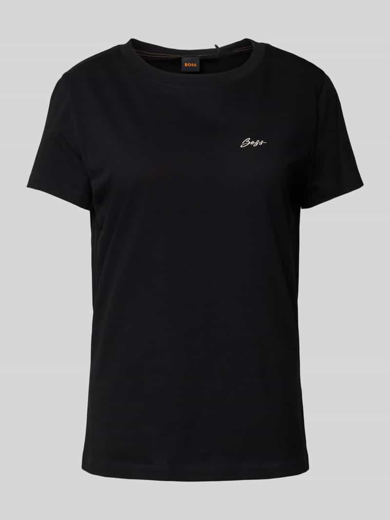 Boss Orange T-shirt met labelstitching model 'Esogo'