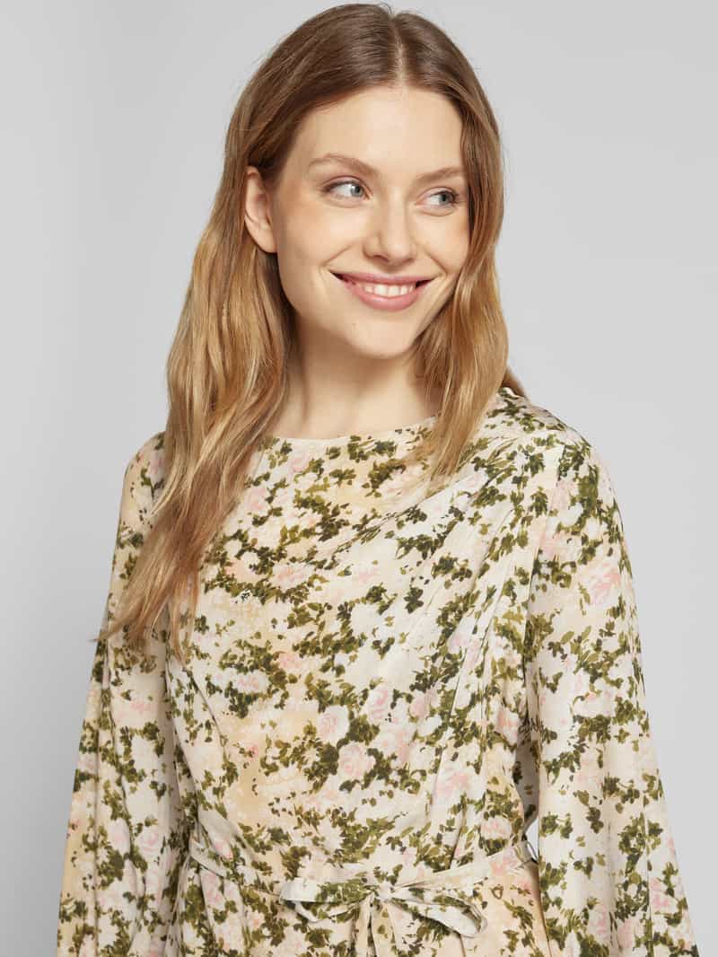 Weekend Max Mara Zijden jurk met strikceintuur model 'HAMBURG'