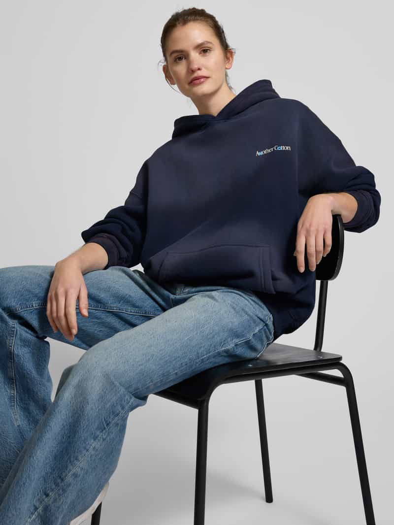 ANOTHER COTTON LAB Oversized hoodie met labelprint model 'It Will Be Alright'